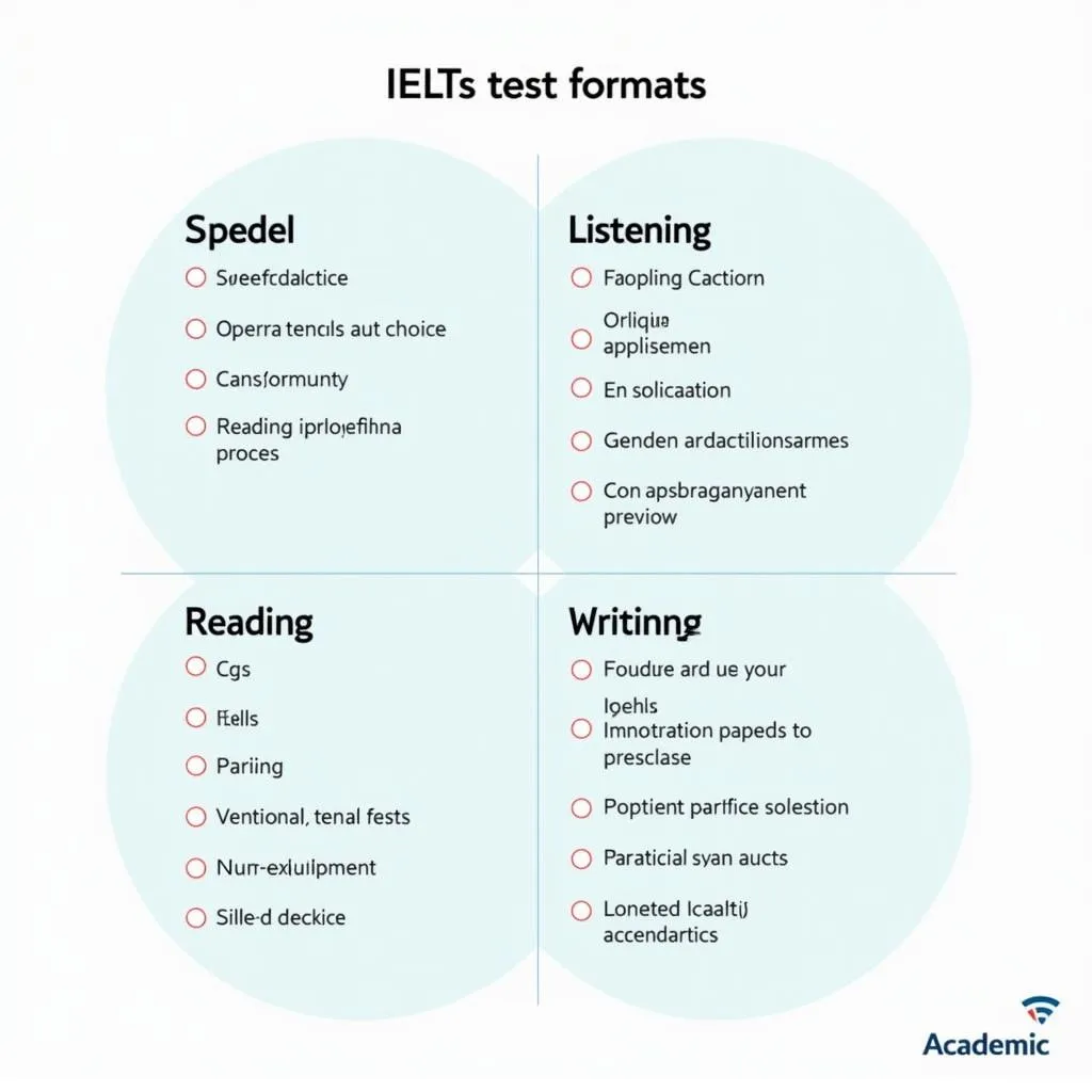 Hình ảnh mô tả bài thi IELTS học thuật