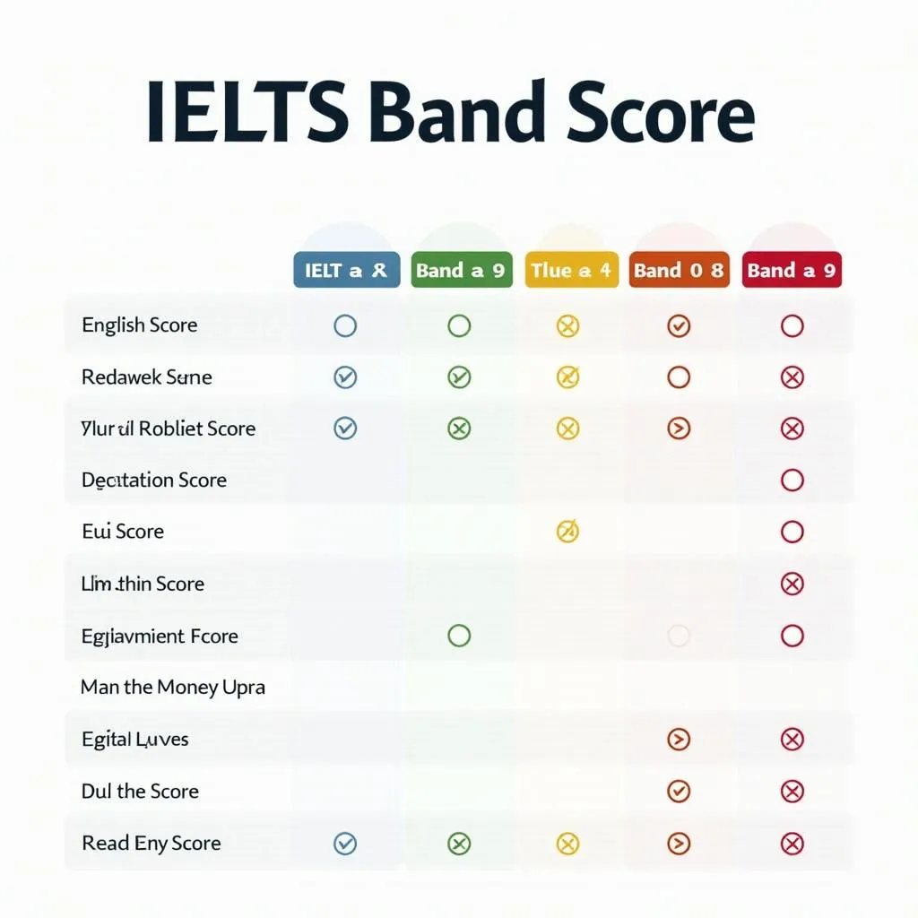 Bảng điểm IELTS