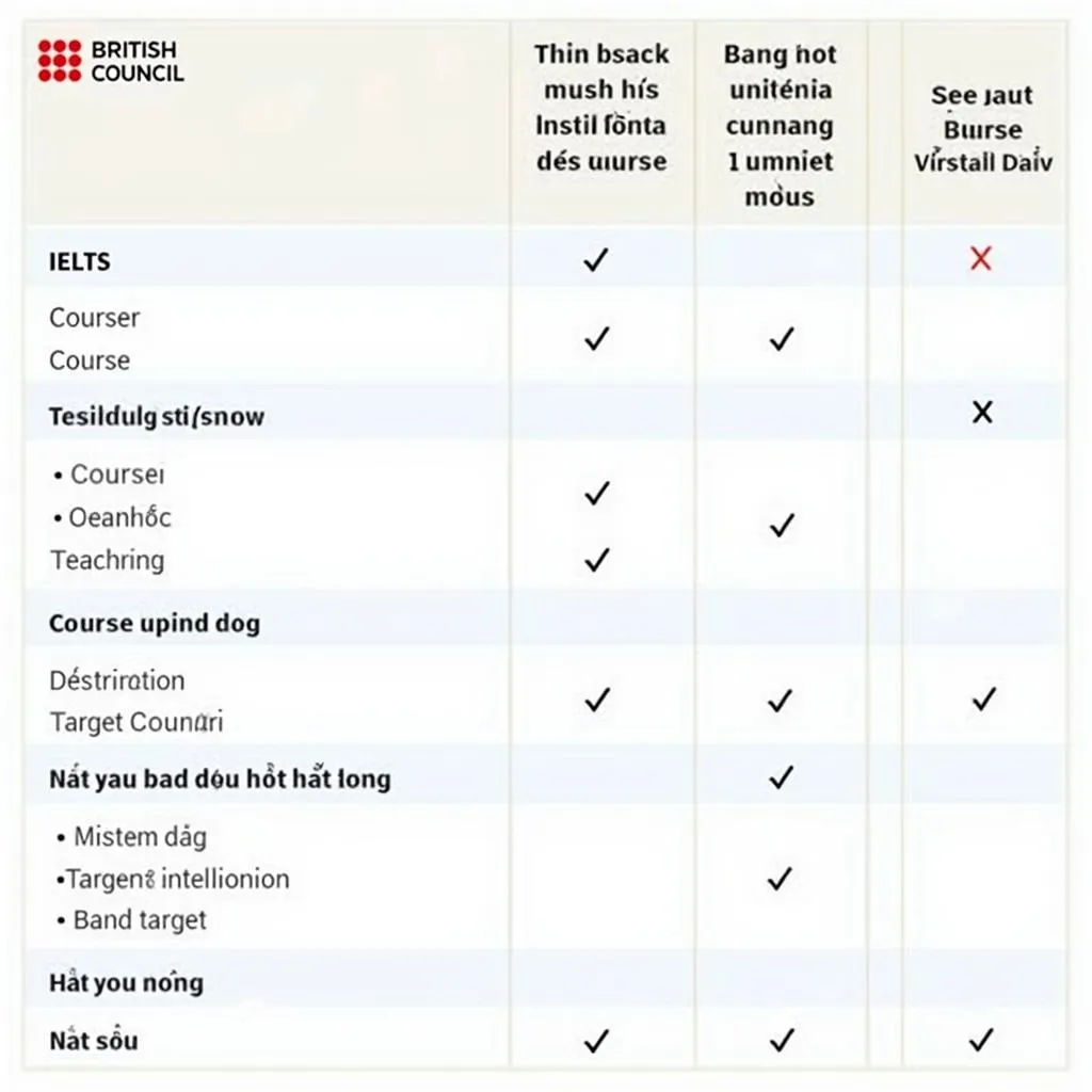 Bảng giá khóa học IELTS tại Hội đồng Anh