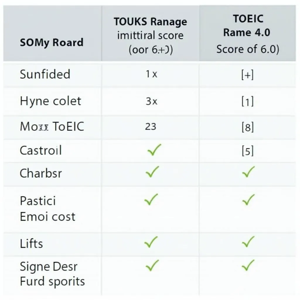 Bảng quy đổi điểm IELTS 6.0 sang TOEIC