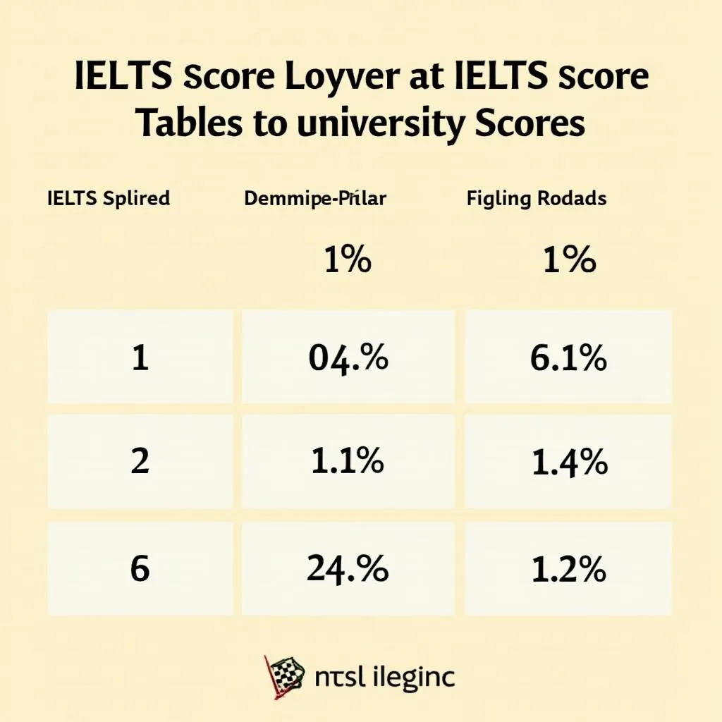 Bảng quy đổi điểm IELTS sang điểm đại học