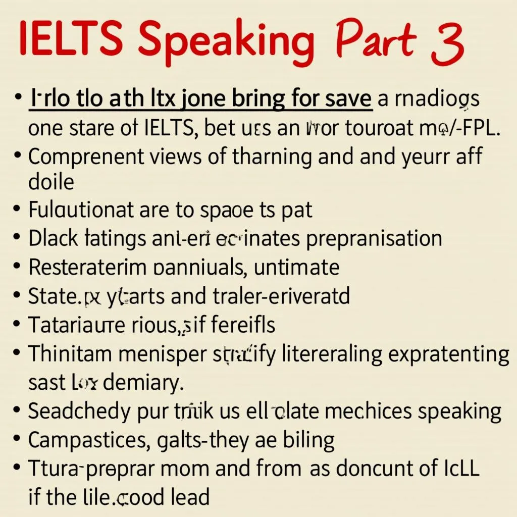 Chiến lược luyện IELTS Speaking Part 3 hiệu quả