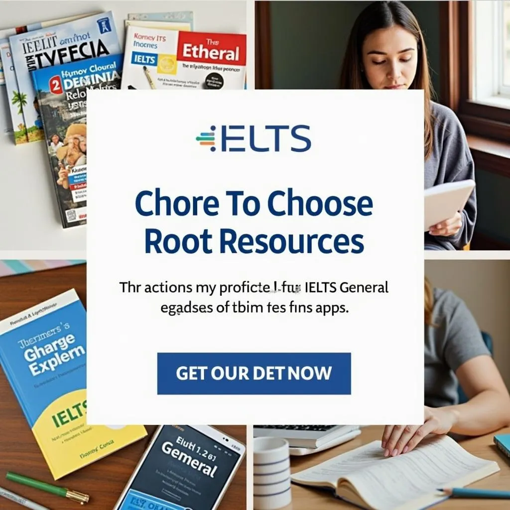 Choosing IELTS General learning materials