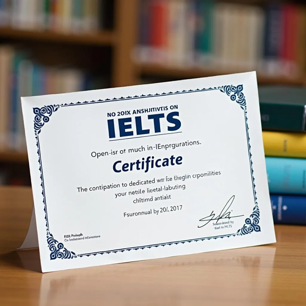 Chứng chỉ IELTS và sách giáo khoa