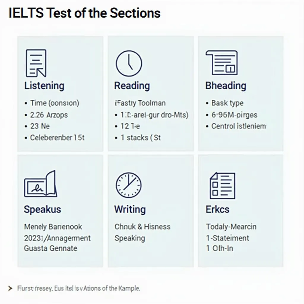 Cấu trúc bài thi IELTS