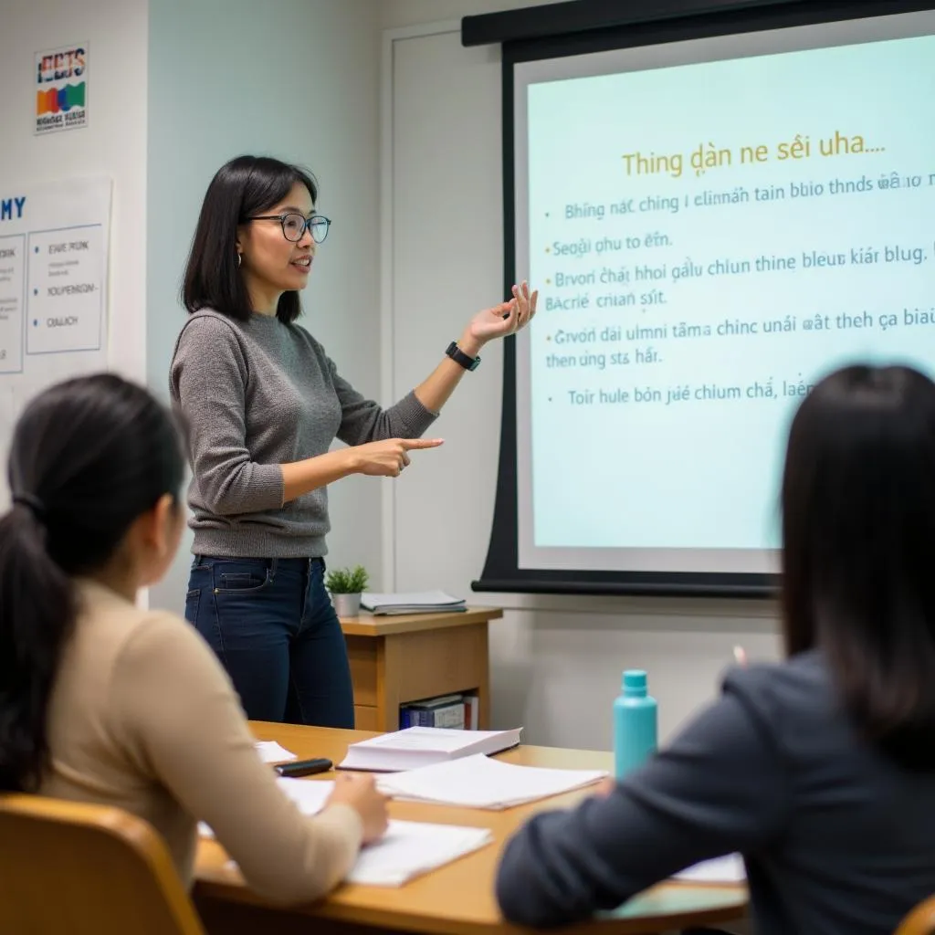 Cô Mai Phương giảng dạy IELTS