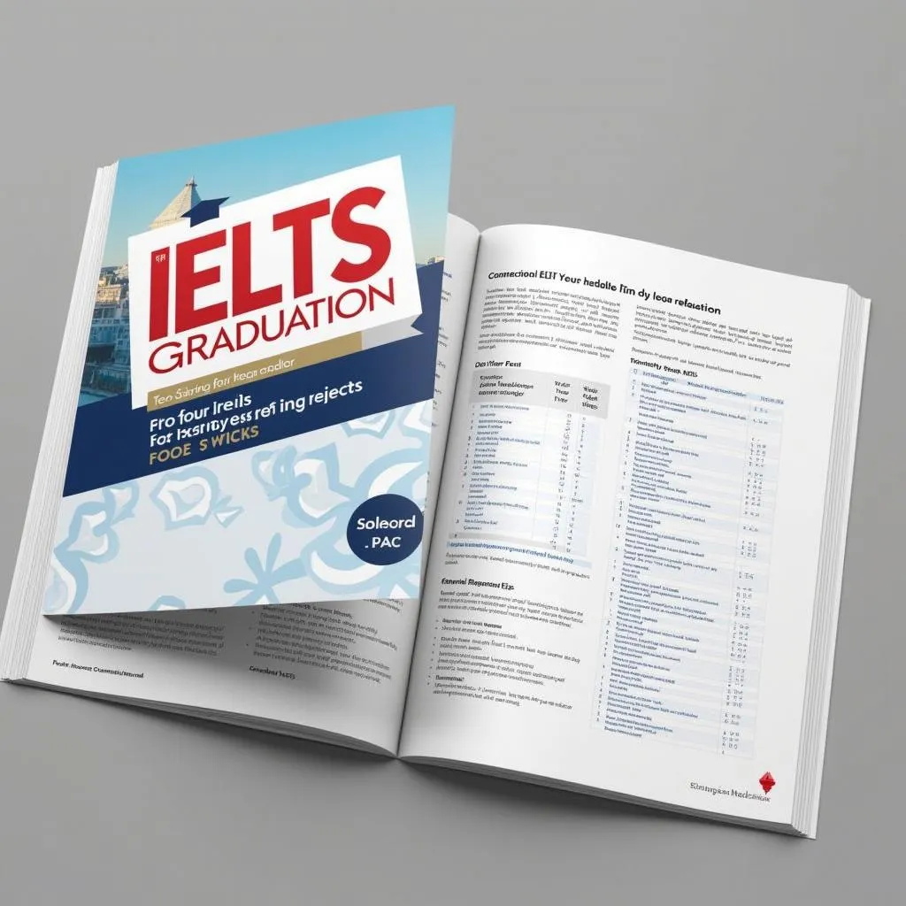 Hình ảnh cuốn sách luyện thi IELTS Graduation Book