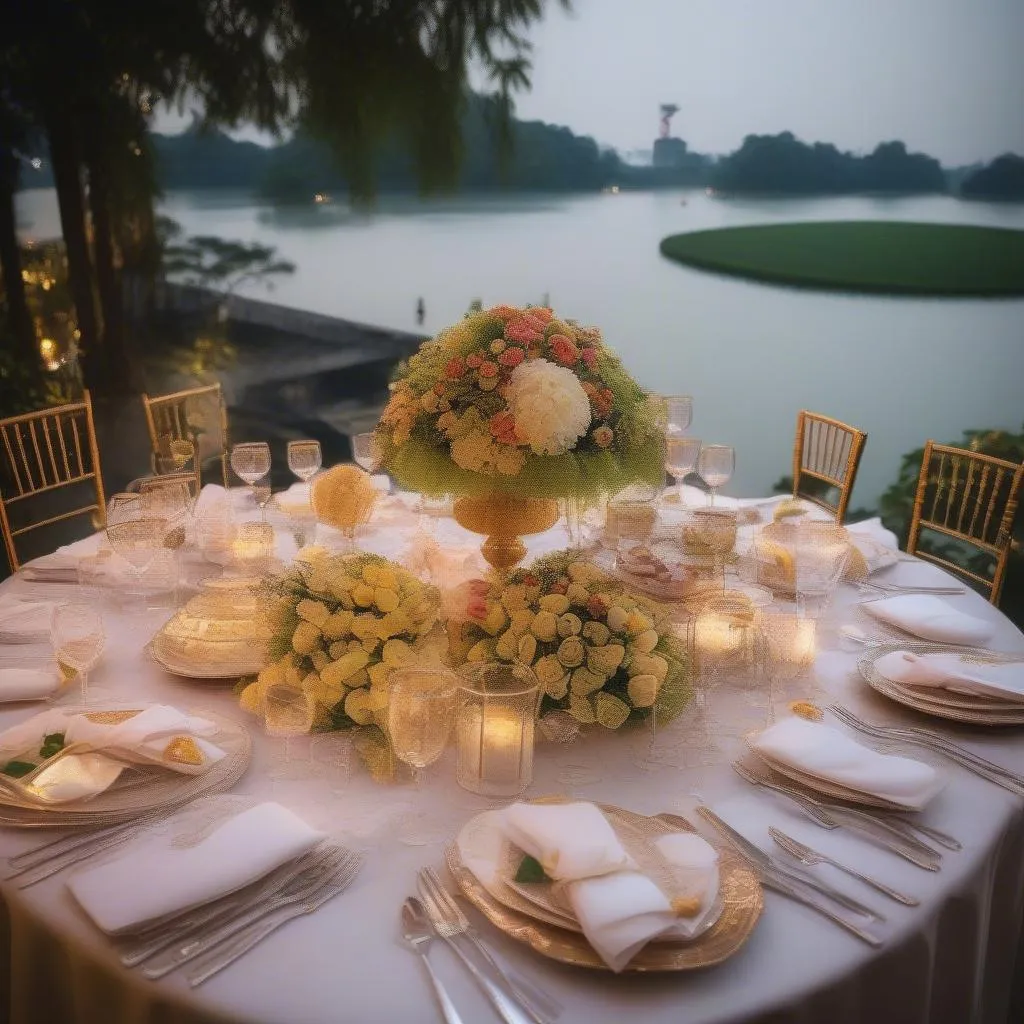 Dịch vụ tiệc cưới Five Star Caterers tại Hồ Tây