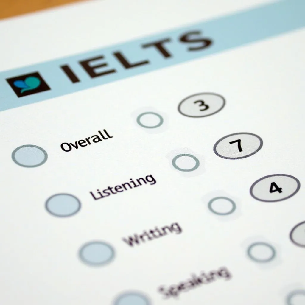 Bảng điểm IELTS