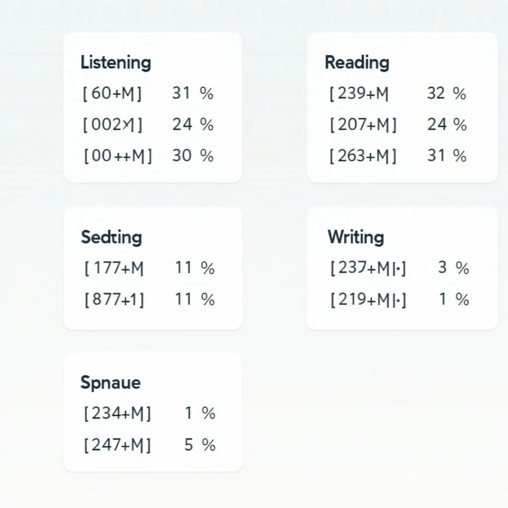 Bảng điểm IELTS Raw Score