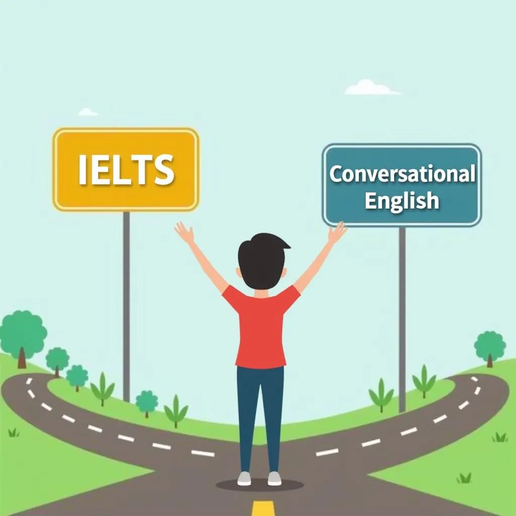 Hình ảnh học IELTS hay giao tiếp trước