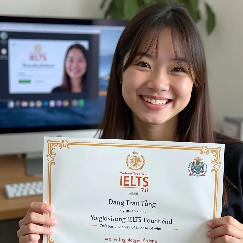 Hình ảnh học viên đạt IELTS 7.0