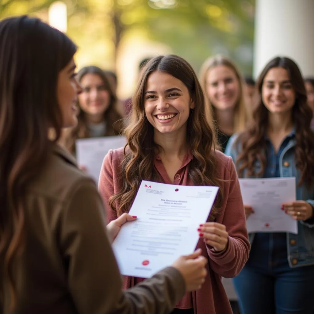 Học viên ILA nhận bằng IELTS với niềm vui hân hoan