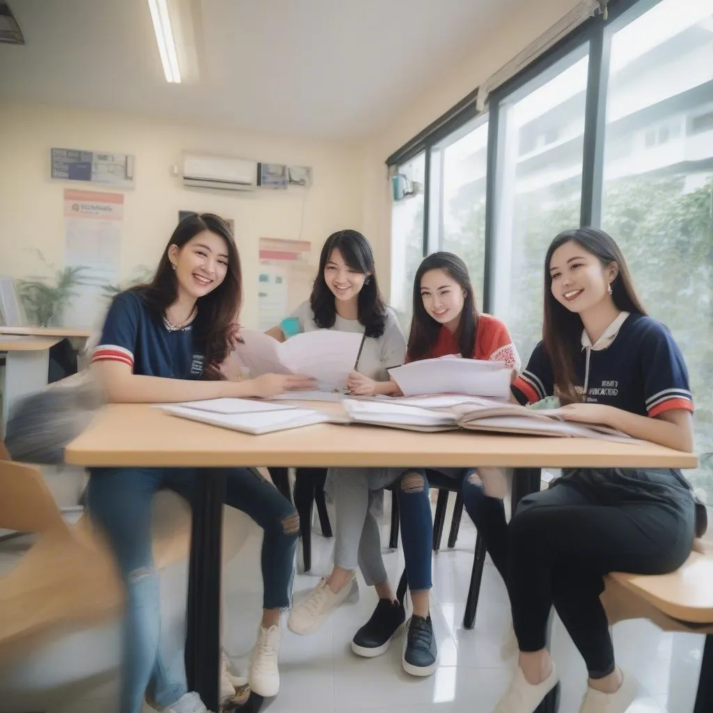 Học viên luyện thi IELTS Hà Nội