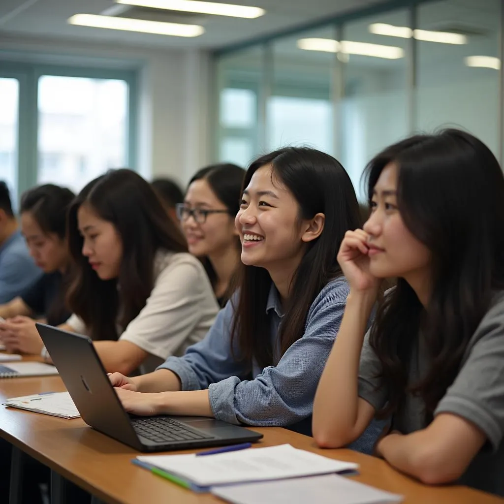 Học viên luyện thi IELTS tại Hà Nội