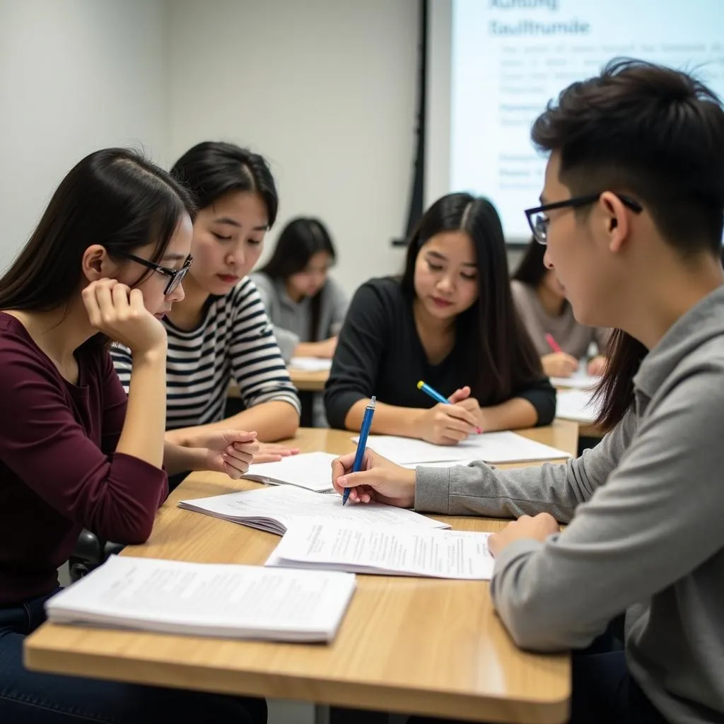 Học viên luyện thi IELTS tại Hà Nội