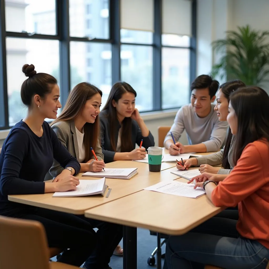 Học viên luyện thi IELTS tại Hà Nội