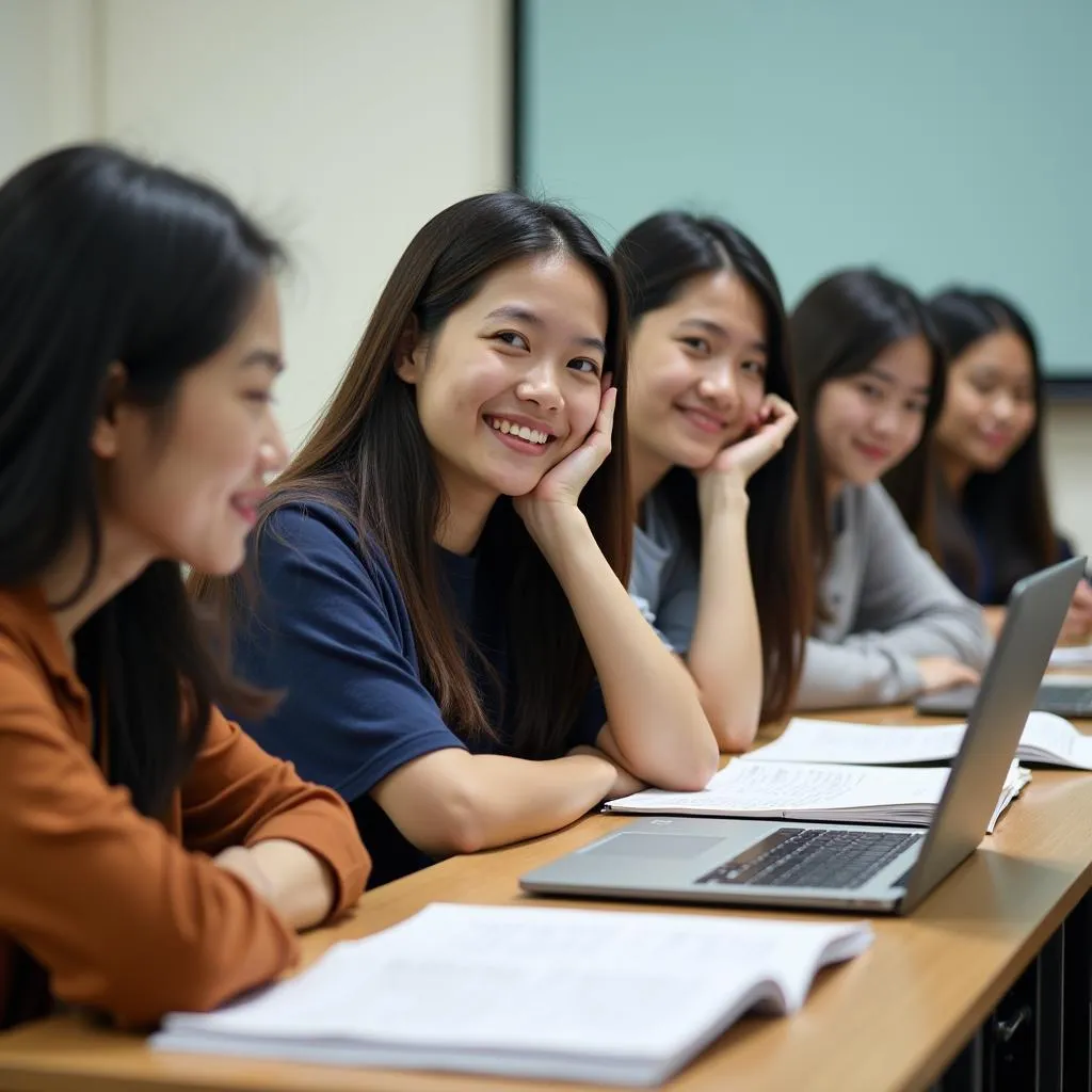 Học viên luyện thi IELTS tại Hà Nội