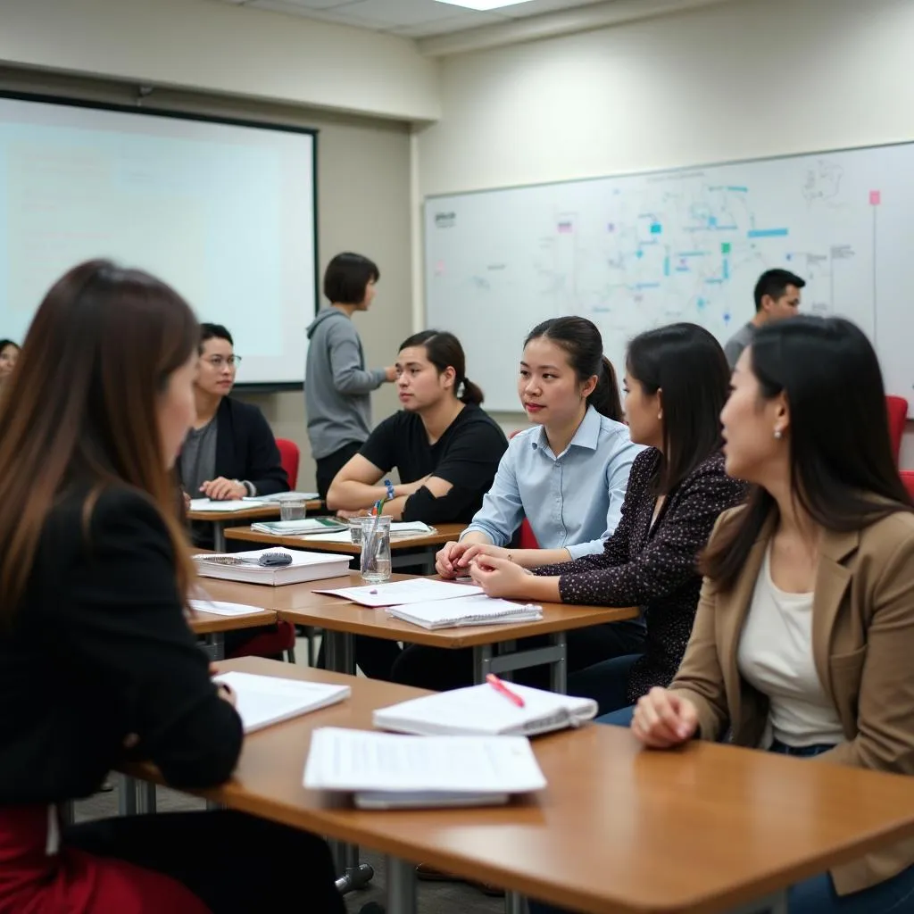 Học viên luyện thi IELTS tại Hà Nội