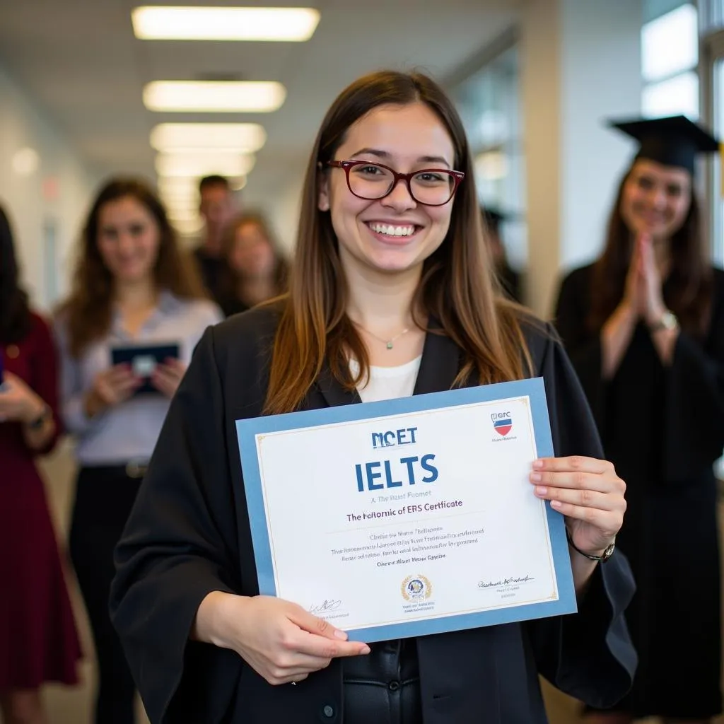 Học viên PEC Hải Phòng nhận chứng chỉ IELTS