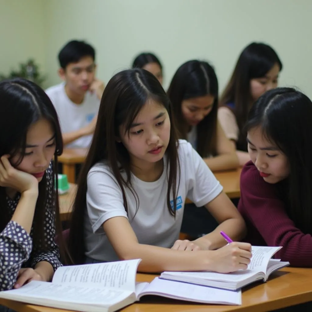 Học viên Thùy Dương ôn luyện IELTS