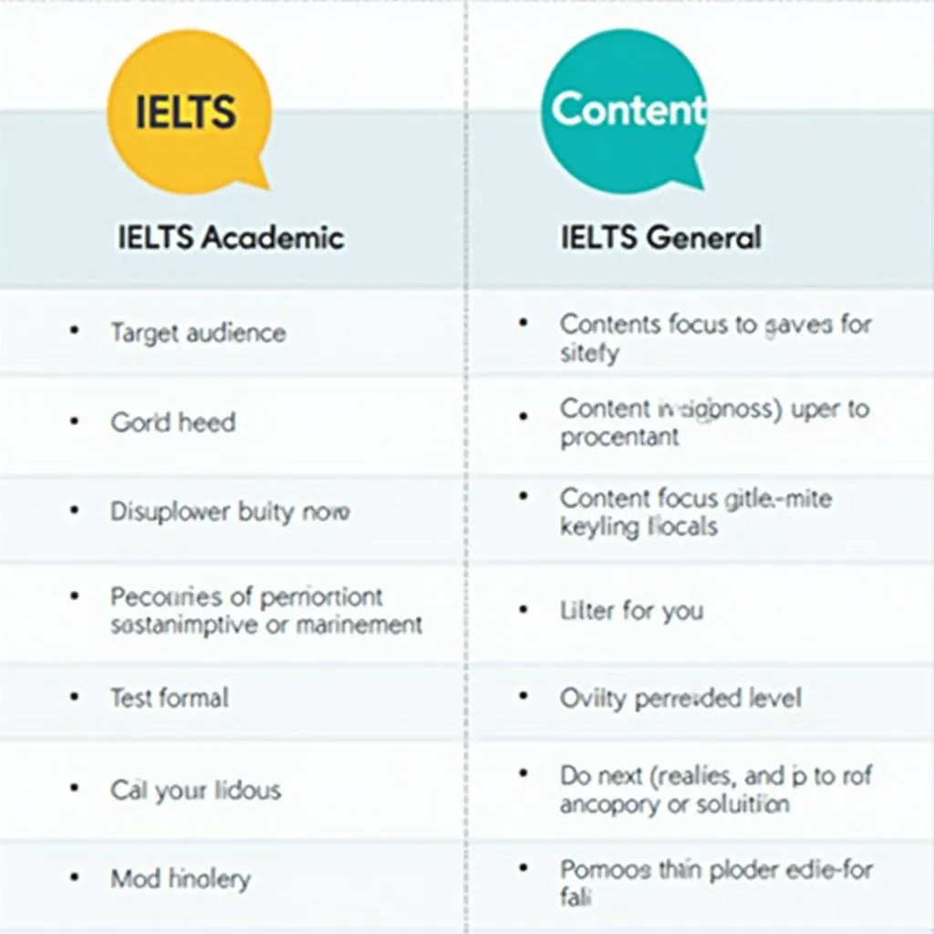 So sánh IELTS Academic và General