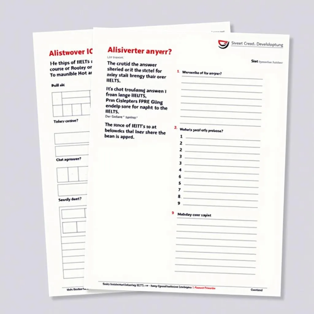 IELTS answer sheet download free - Download free IELTS answer sheet with sample answer