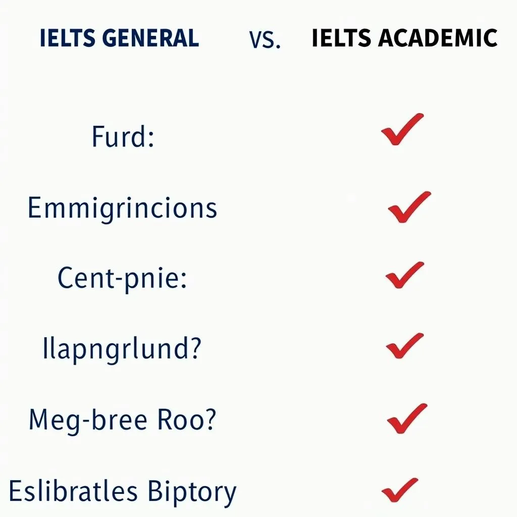 So sánh mục đích sử dụng của chứng chỉ IELTS General và IELTS Academic