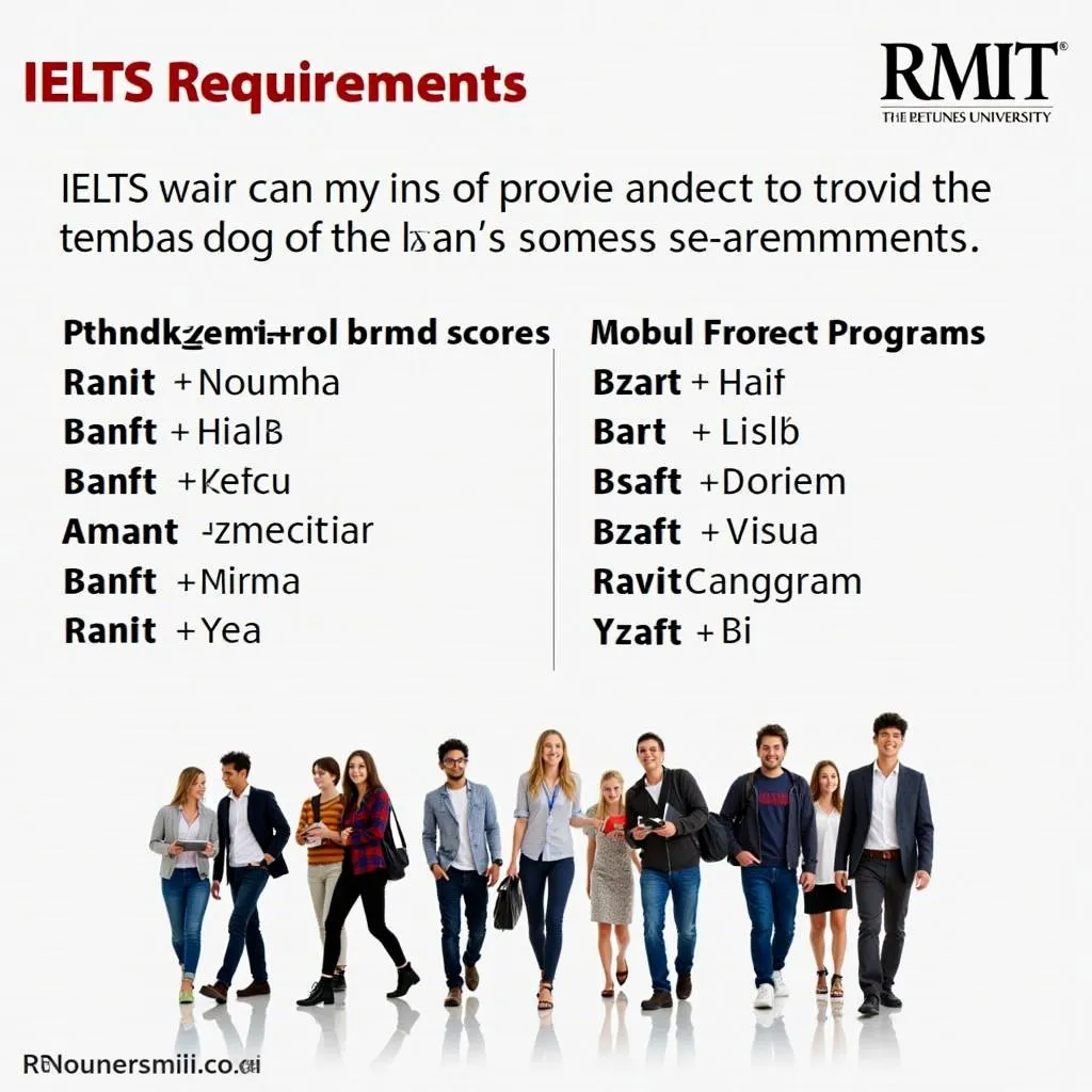 Yêu cầu IELTS của trường đại học RMIT