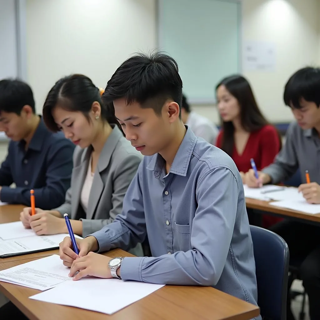 Kỳ thi thử IELTS tại Global Man Power Vietnam