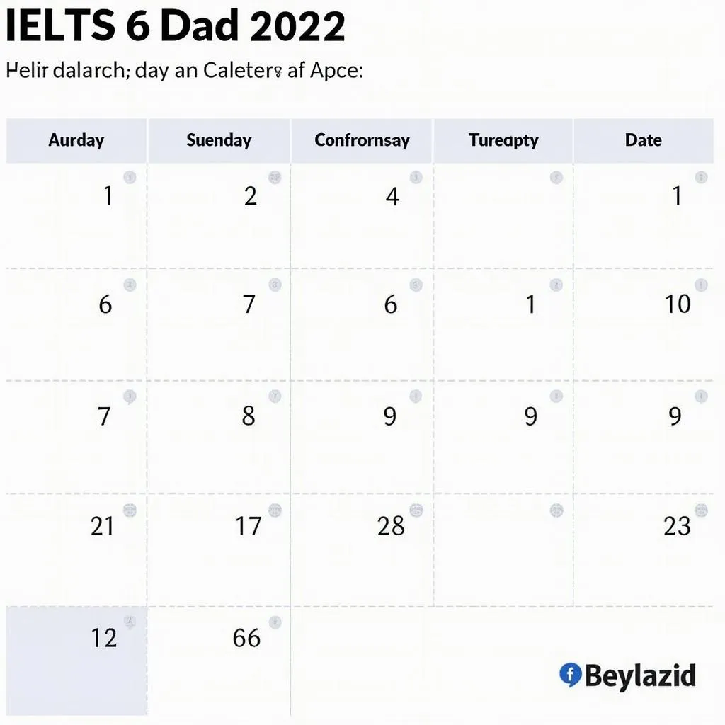 Lịch thi IELTS 2023