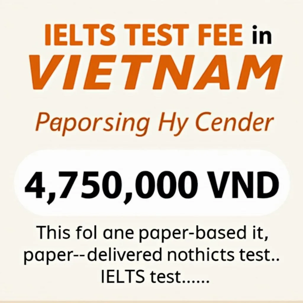 Lệ phí thi IELTS