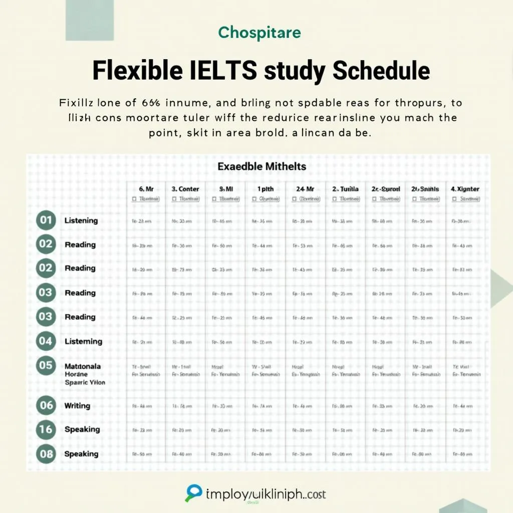 Lịch học IELTS trong ngày: Linh hoạt và hiệu quả cho người bận rộn