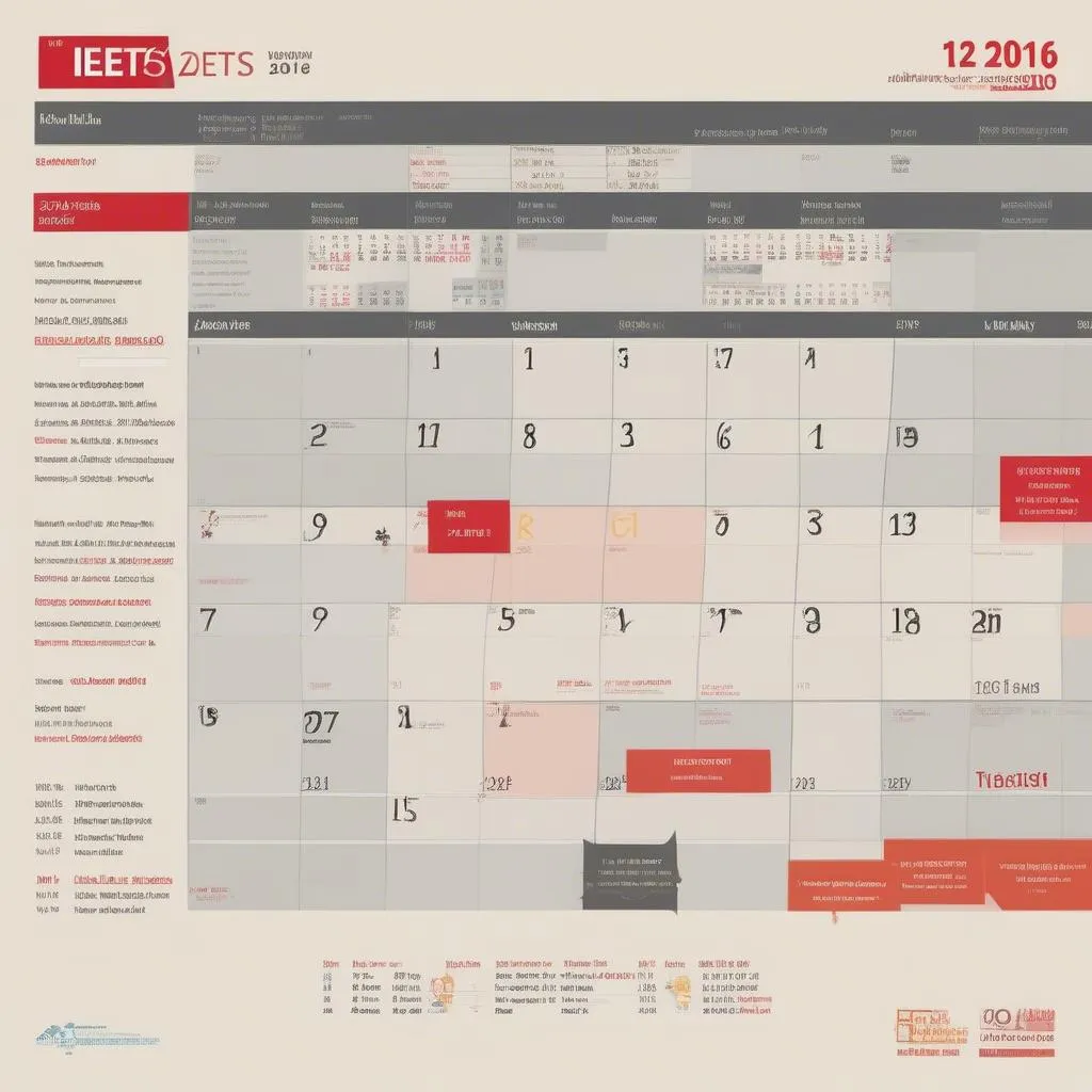 Lịch thi IELTS năm 2016