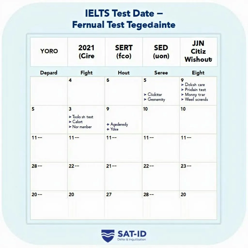 Lịch thi IELTS IDP