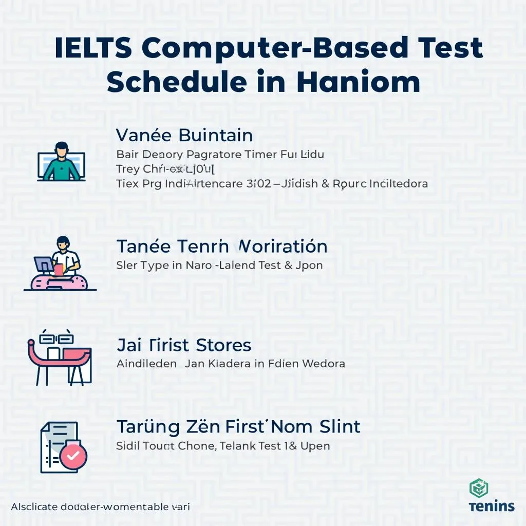 Lịch thi IELTS trên máy tính tại Hà Nội với nhiều khung giờ và địa điểm linh hoạt