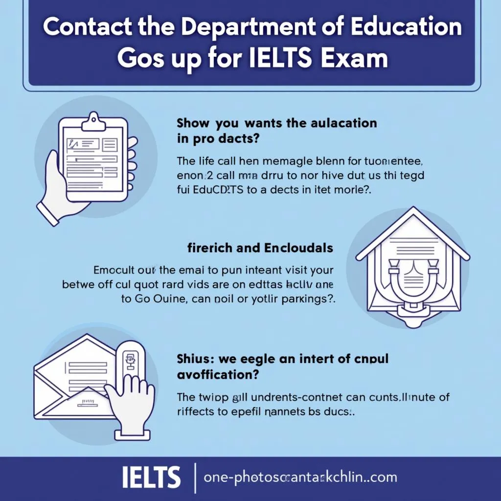 Liên hệ Sở Giáo Dục để biết lịch thi IELTS