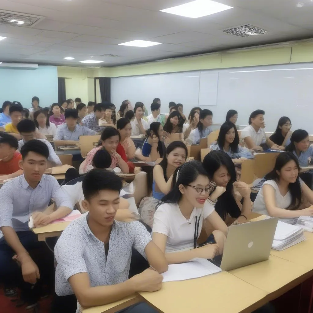 Lớp học IELTS sôi nổi tại TPHCM