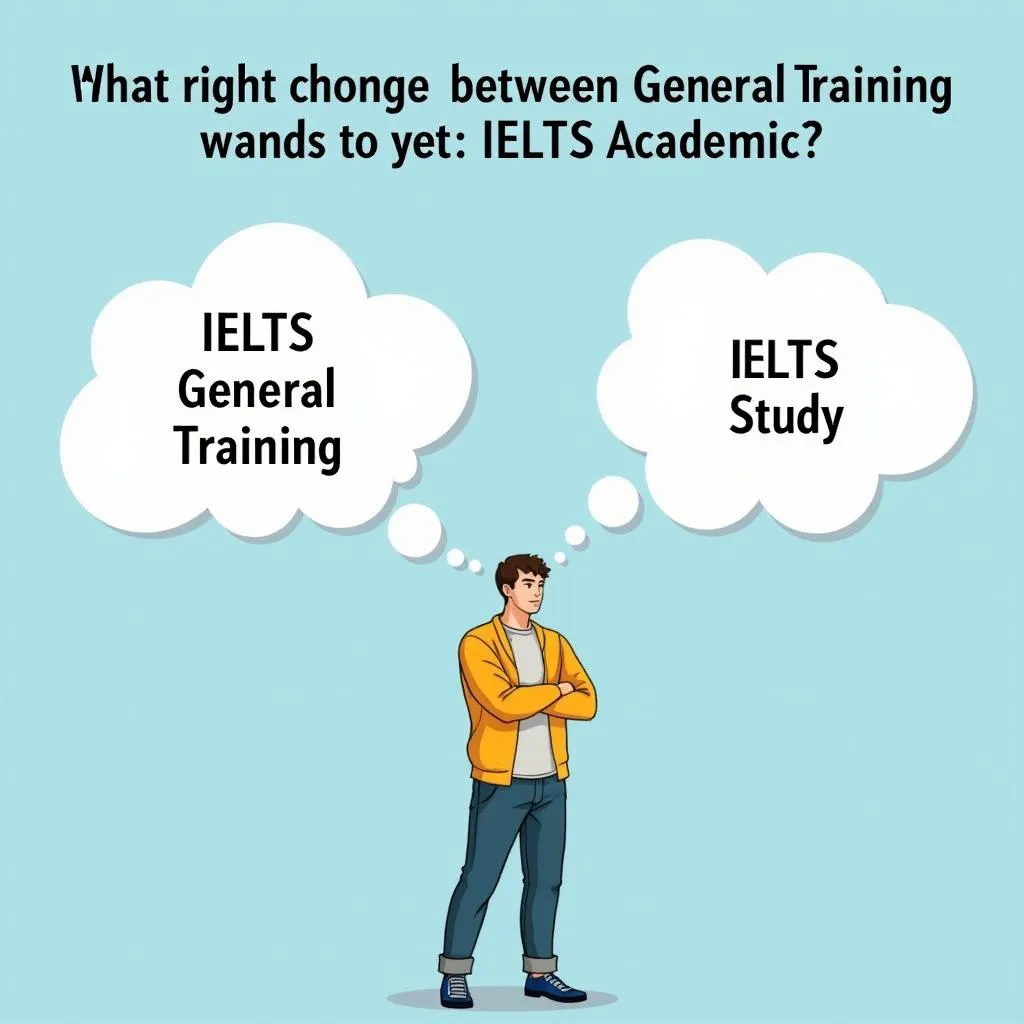 Lựa chọn loại IELTS phù hợp