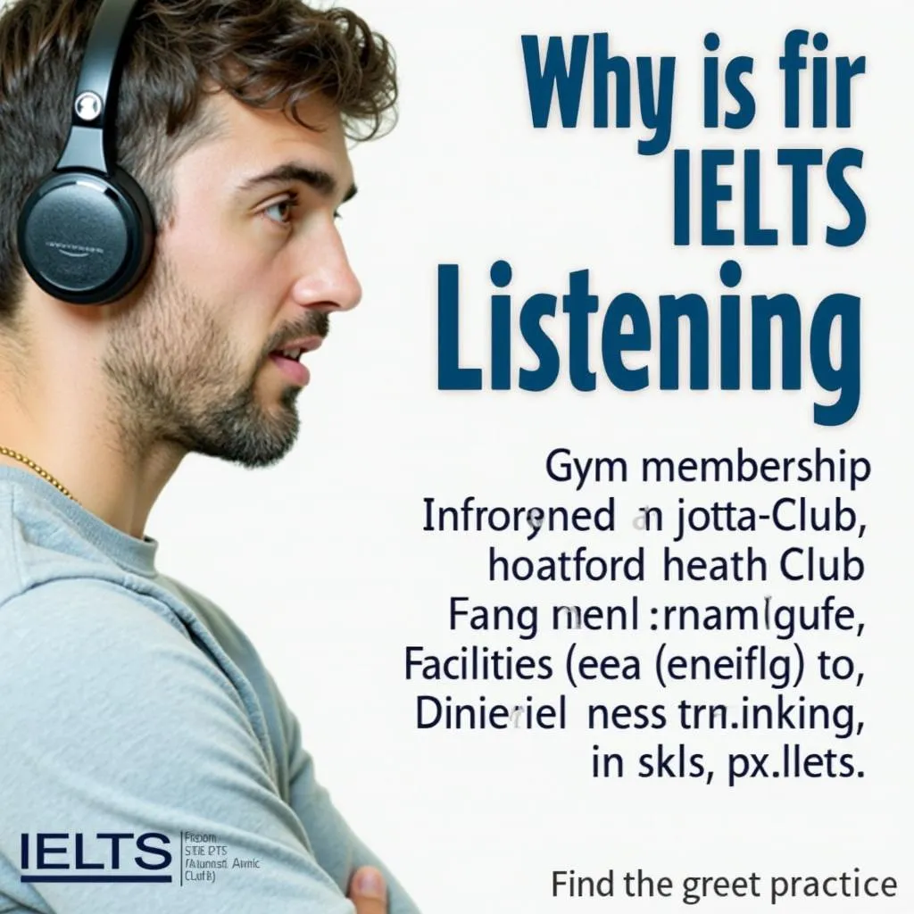 Luyện nghe IELTS chủ đề Hartford Health Club