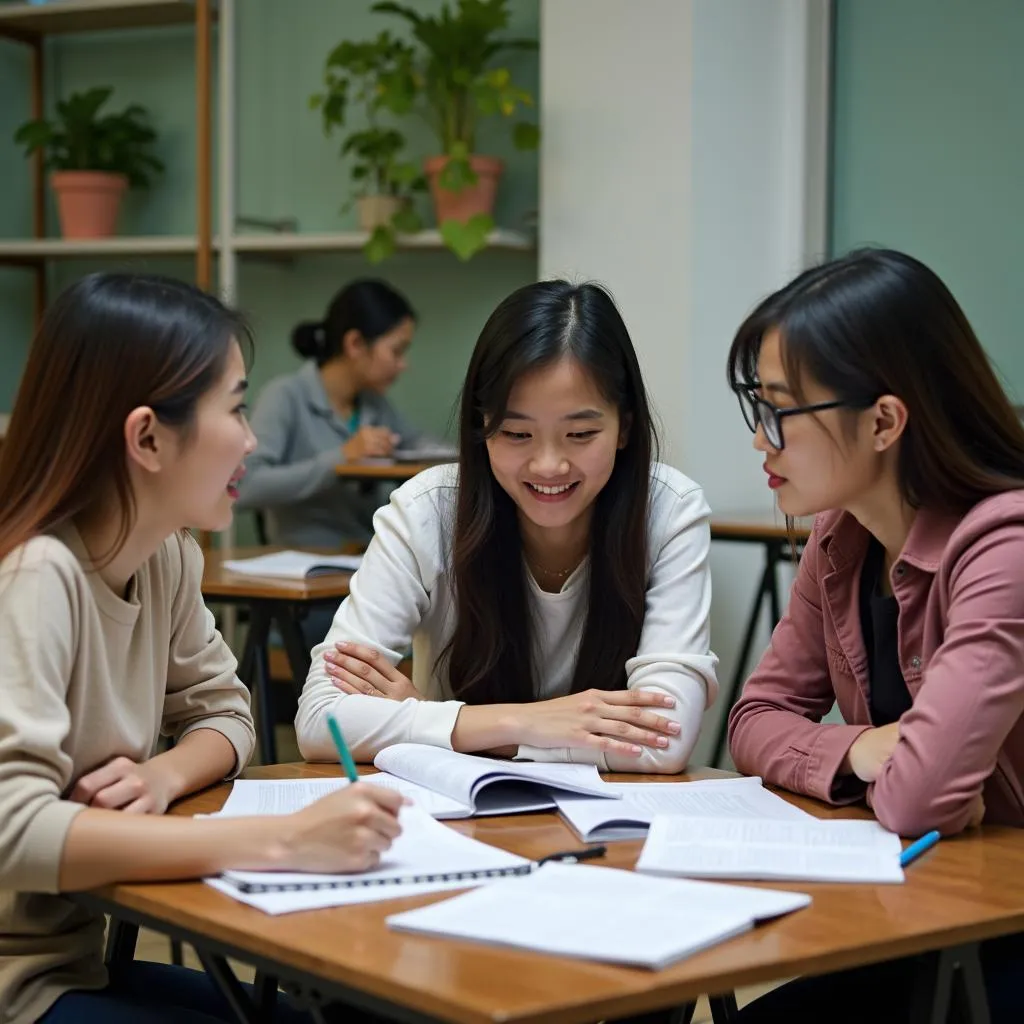 Luyện tập Speaking IELTS tại Câu lạc bộ tiếng Anh