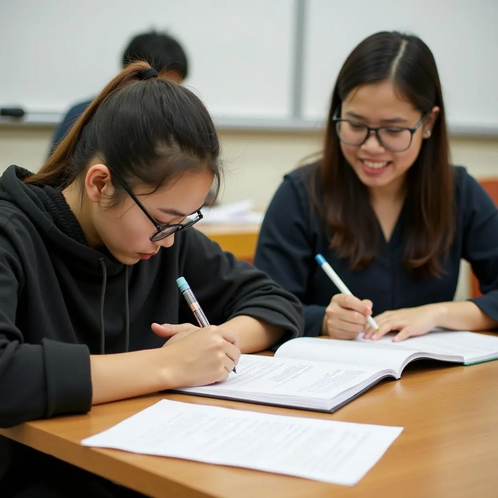 Luyện thi IELTS Writing Task 1 tại Hà Nội