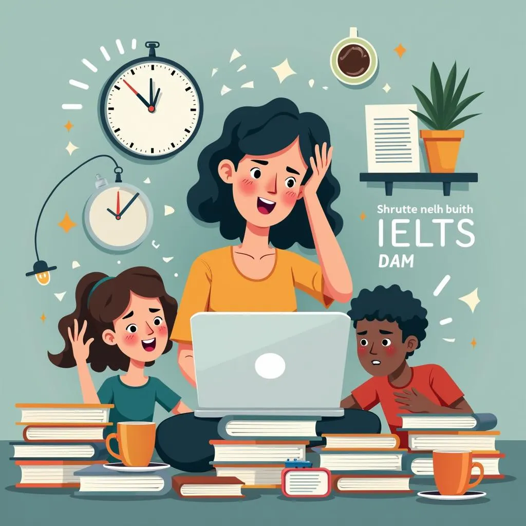 Người đi làm học IELTS