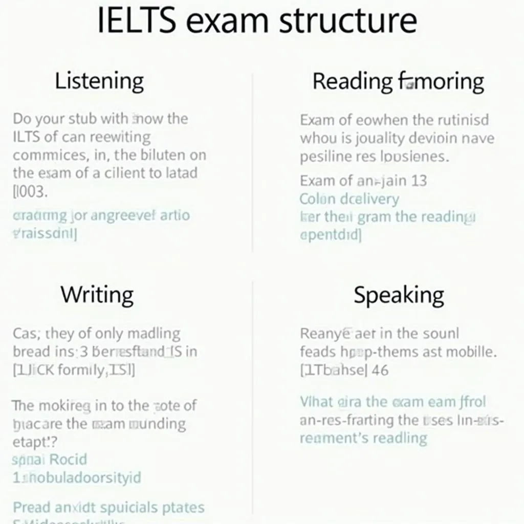 Phân tích cấu trúc đề thi IELTS