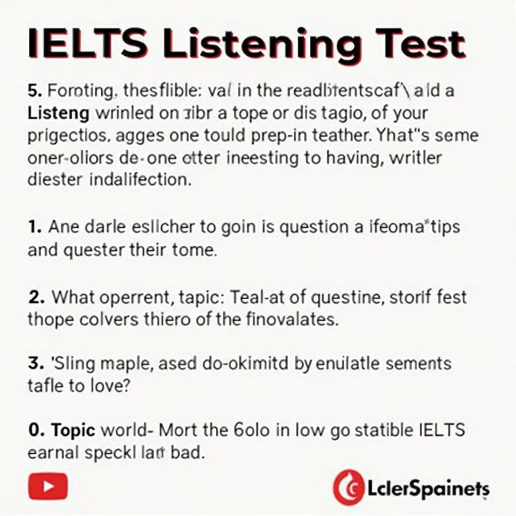 Phân tích đề thi IELTS Listening