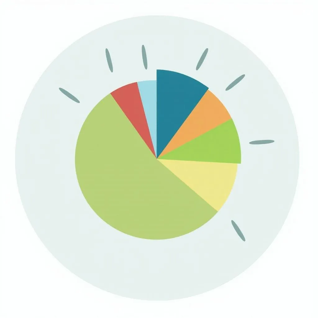 Phân tích pie chart trong IELTS