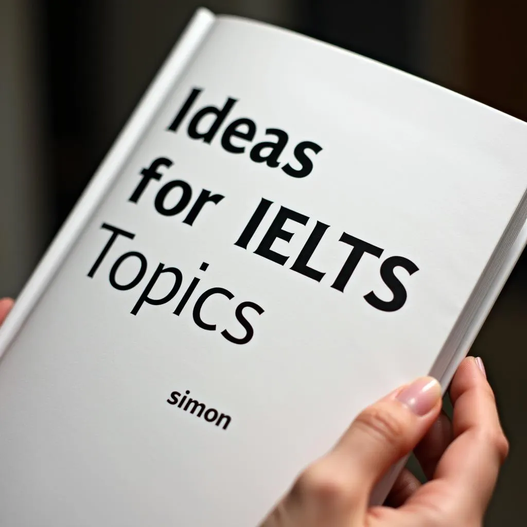 Sách Ideas for IELTS Topics