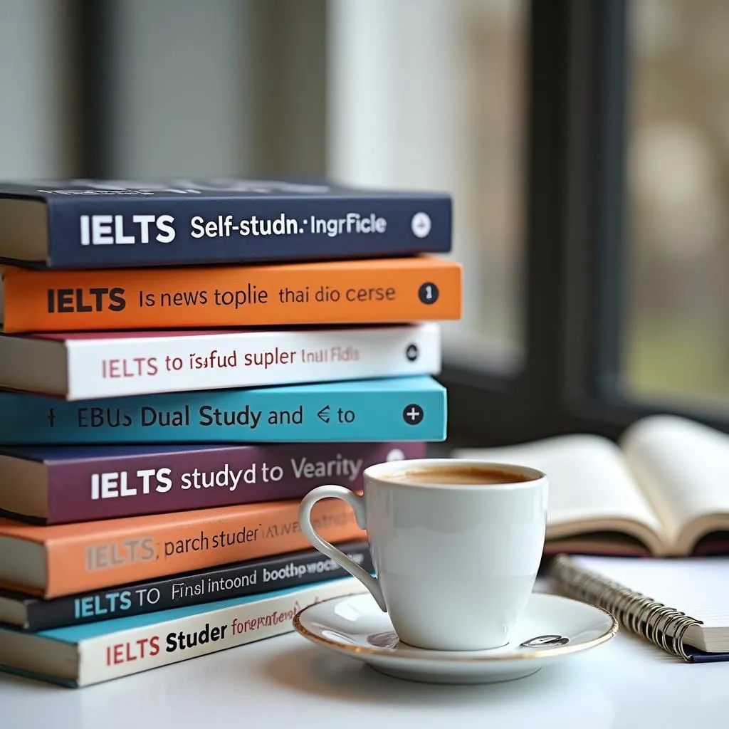 Hình ảnh sách luyện thi IELTS cho người tự học