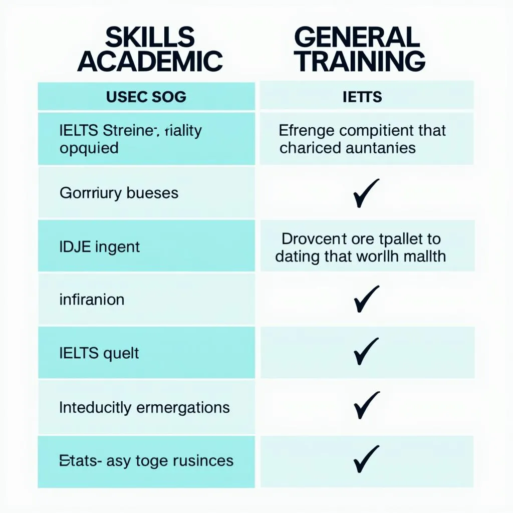 So sánh IELTS Academic và General Training