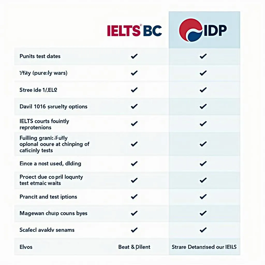 So sánh IELTS BC và IDP